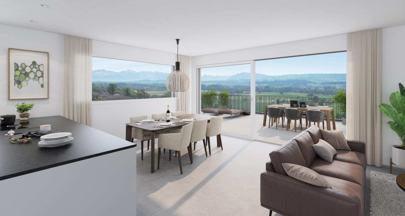 4.5 Zimmer Wohnung 1.Obergeschoss (Bezug ab 1. April 2027) - Wohnung 8