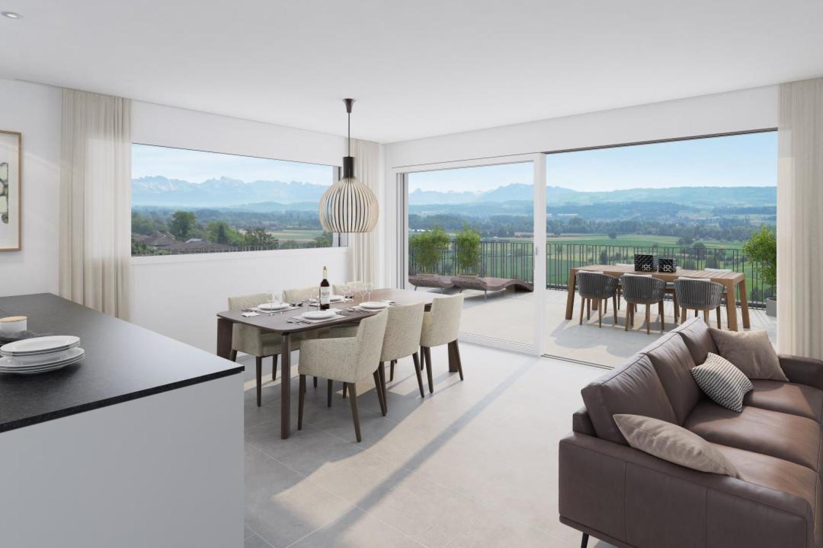 3.5 Zimmer Wohnung Parterre (Bezug ab 1. April 2027) - Wohnung 2