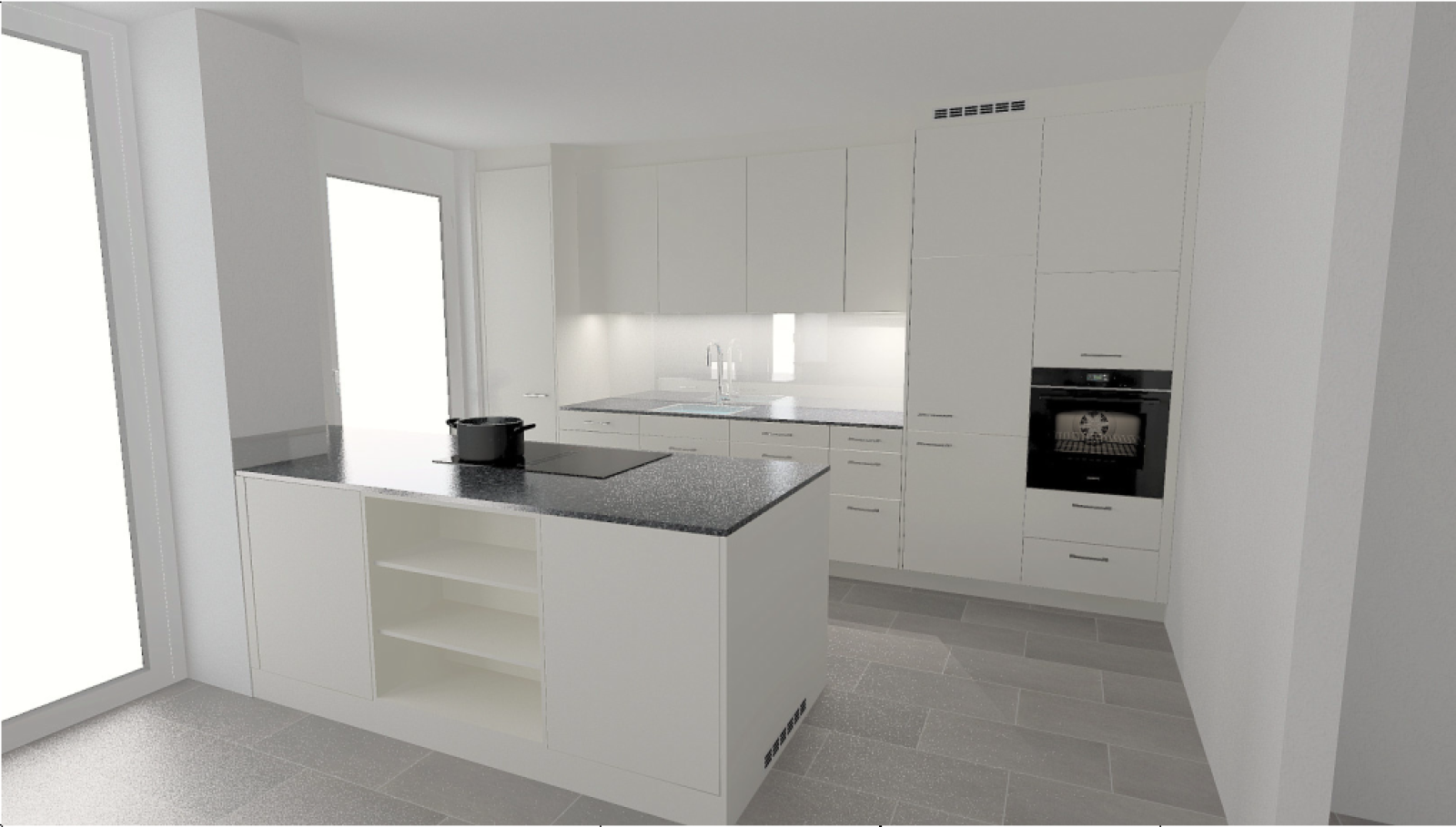 3.5 Zimmer Wohnung Parterre (Bezug ab 1. April 2027) - Wohnung 2