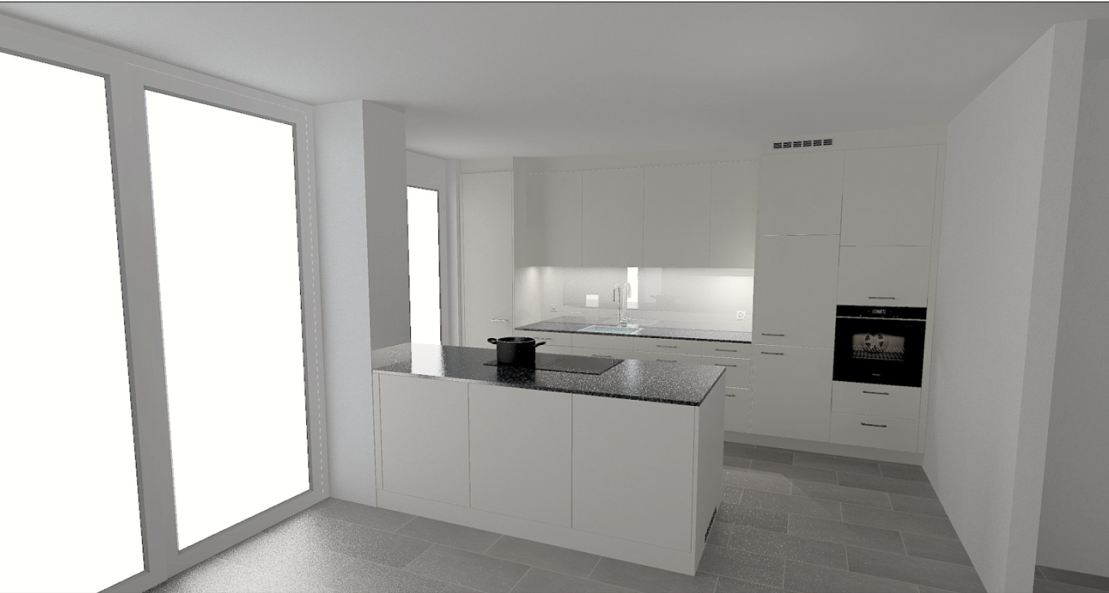 3.5 Zimmer Wohnung Parterre (Bezug ab 1. April 2027) - Wohnung 2